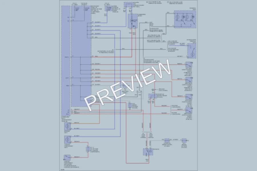 2004 Toyota Corolla Interior Lights wiring diagram preview