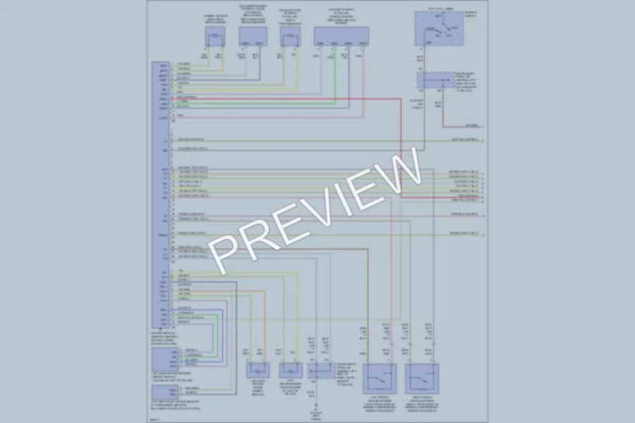 2004 Toyota Echo Supplemental Restraints wiring diagram preview