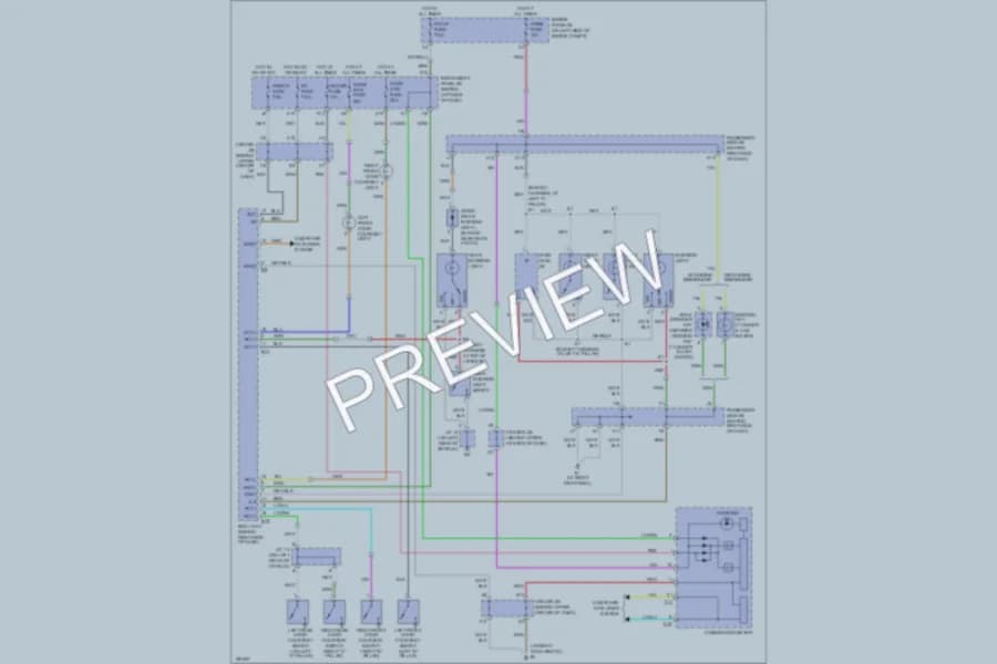 2004 Toyota Highlander Interior Lights wiring diagram preview