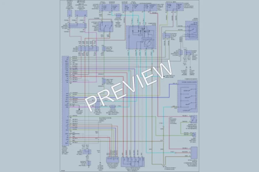 2004 Toyota LandCruiser Cruise Control wiring diagram preview