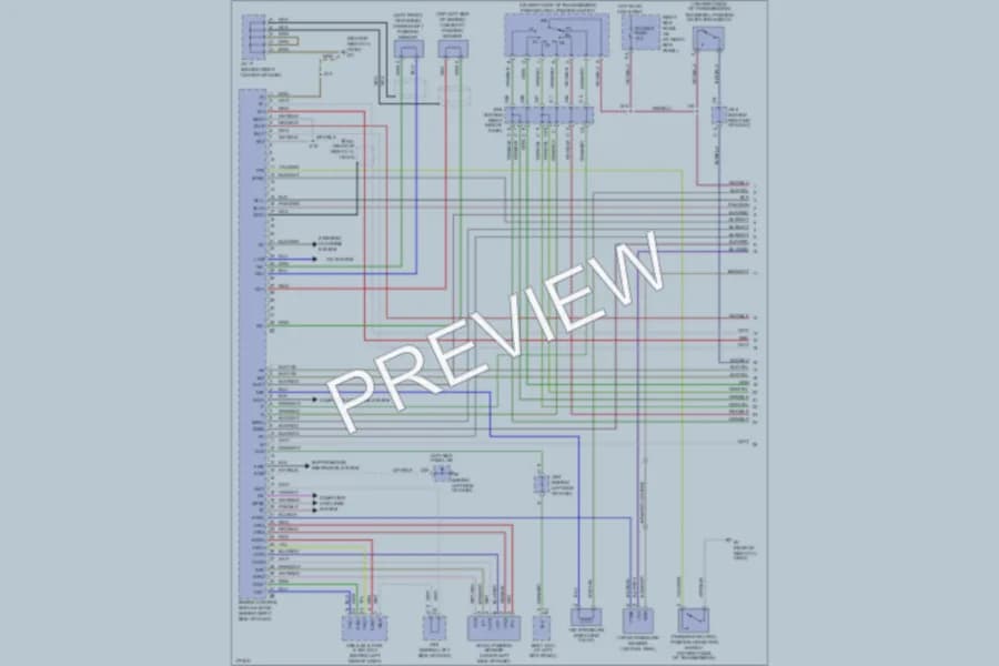 2004 Toyota LandCruiser Engine Performance wiring diagram preview
