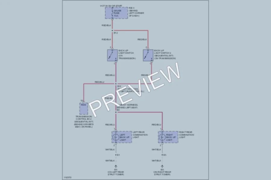2004 Toyota MR2Spyder Exterior Lights wiring diagram preview