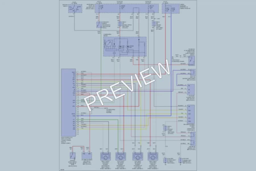 2004 Toyota Matrix Anti Lock Brakes wiring diagram preview
