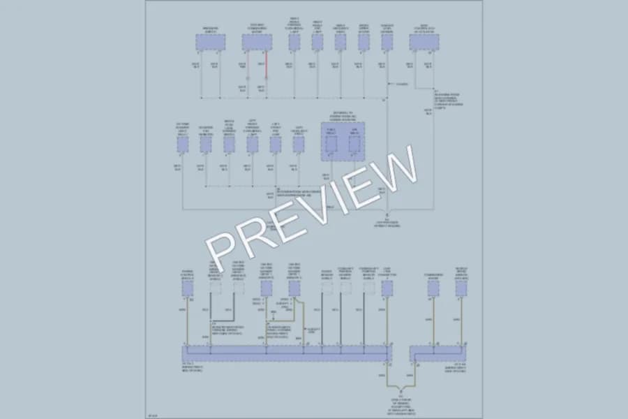 2004 Toyota Matrix Ground Distribution wiring diagram preview