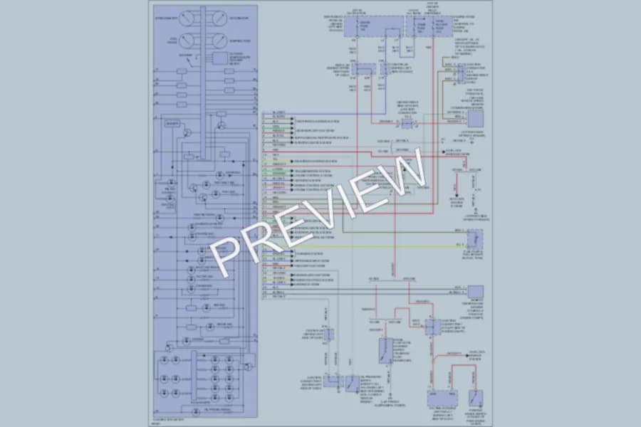 2004 Toyota Matrix Instrument Cluster wiring diagram preview