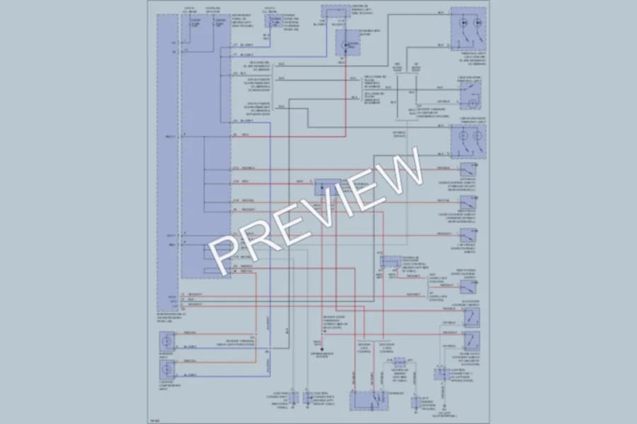 2004 Toyota Matrix Interior Lights wiring diagram preview
