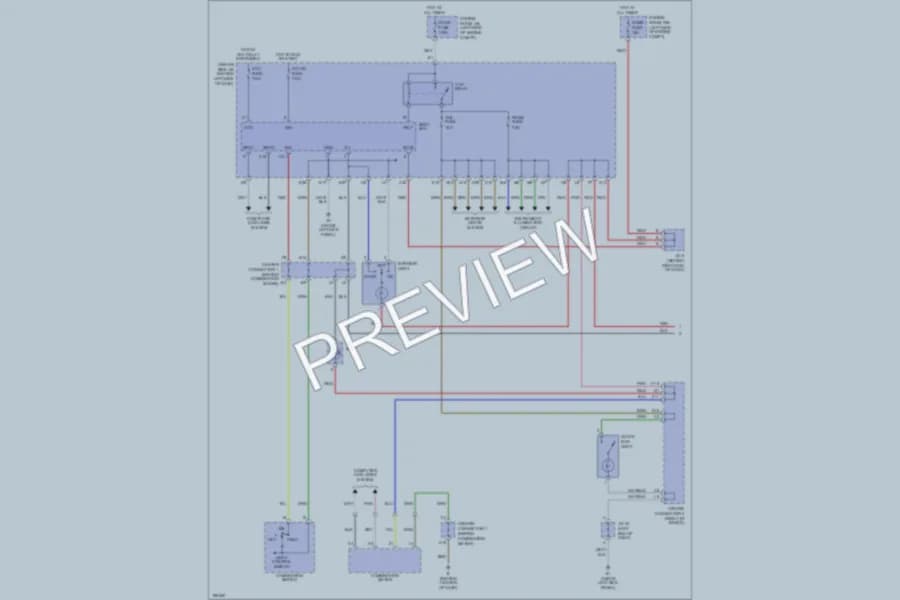 2004 Toyota Prius Interior Lights wiring diagram preview