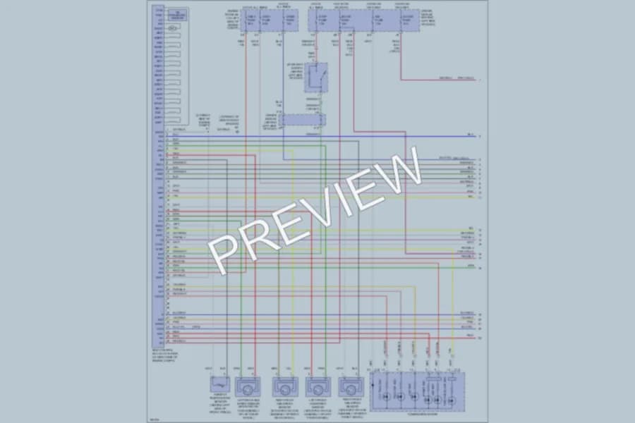 2004 Toyota RAV4 Anti Lock Brakes wiring diagram preview