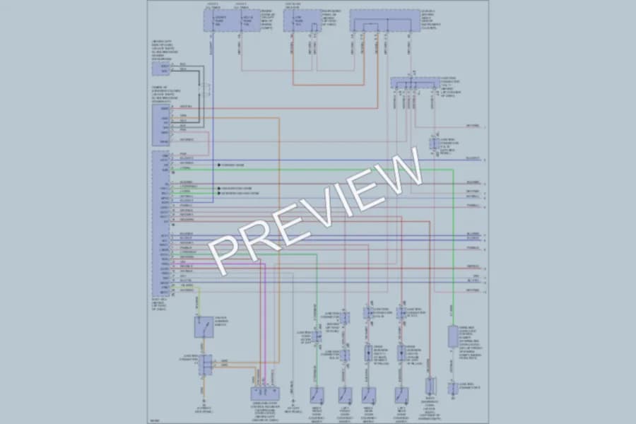 2004 Toyota Sequoia Anti Theft wiring diagram preview