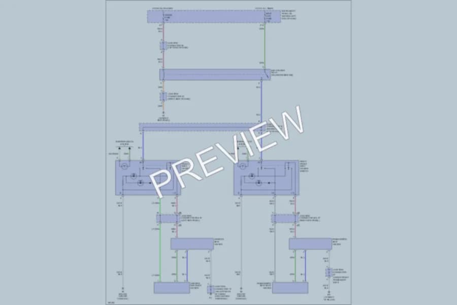 2004 Toyota Sequoia Power Seats wiring diagram preview