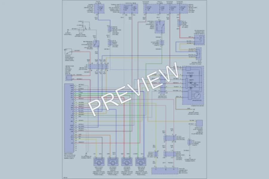 2004 Toyota Sienna Anti Lock Brakes wiring diagram preview