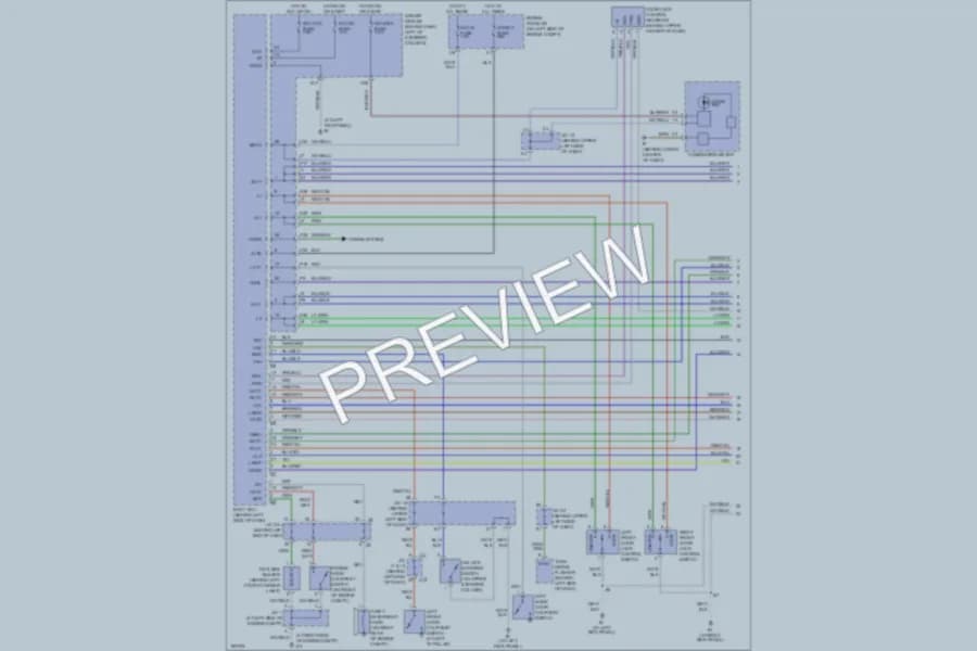 2004 Toyota Sienna Anti Theft wiring diagram preview