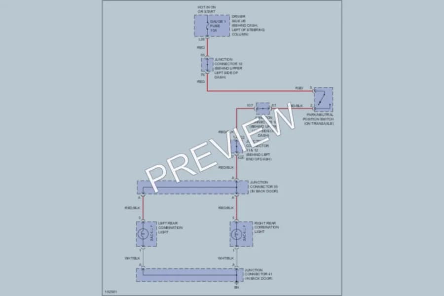 2004 Toyota Sienna Exterior Lights wiring diagram preview