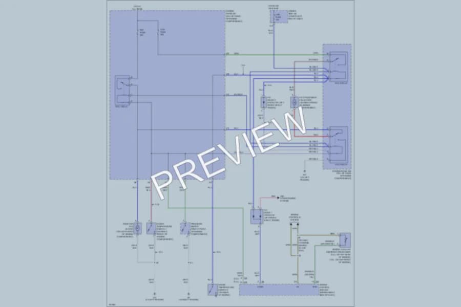 2004 Toyota Solara Cooling Fan wiring diagram preview