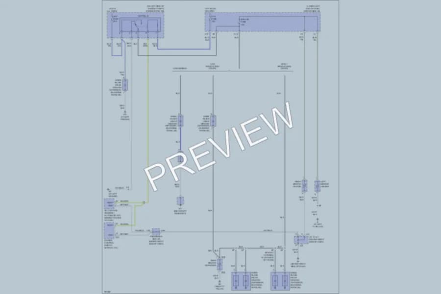 2004 Toyota Solara Defoggers wiring diagram preview