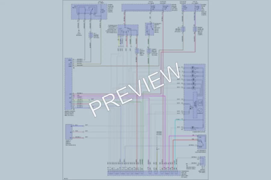 2004 Toyota Solara Transmission wiring diagram preview