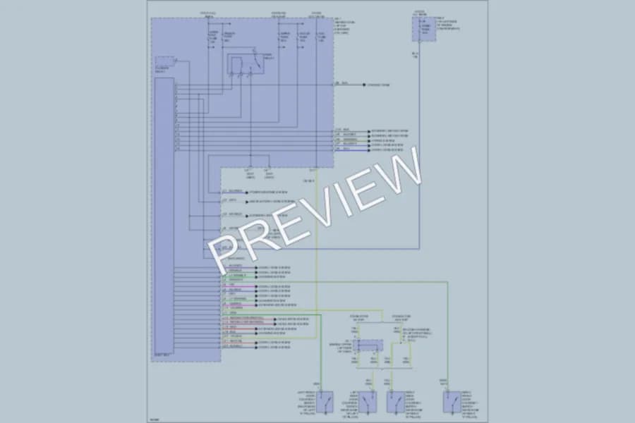 2004 Toyota Tacoma Body Control Modules wiring diagram preview
