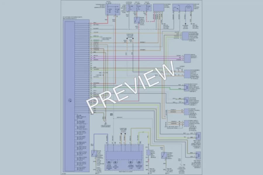 2004 Volkswagen GTI Anti Lock Brakes wiring diagram preview