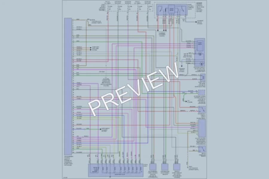 2004 Volkswagen GTI Transmission wiring diagram preview