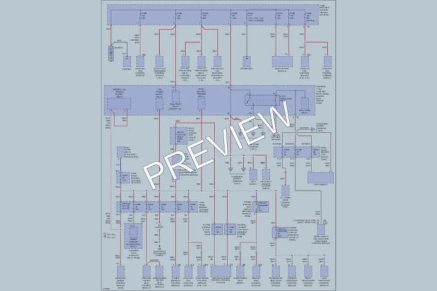 2004 Volkswagen Jetta Power Distribution wiring diagram preview
