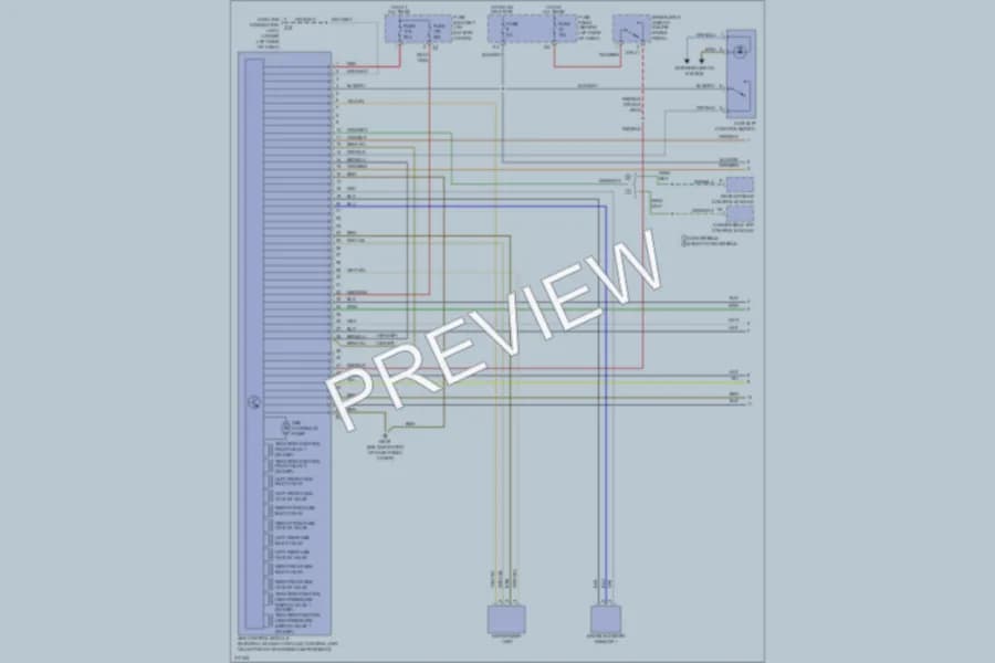 2004 Volkswagen NewBeetle Anti Lock Brakes wiring diagram preview
