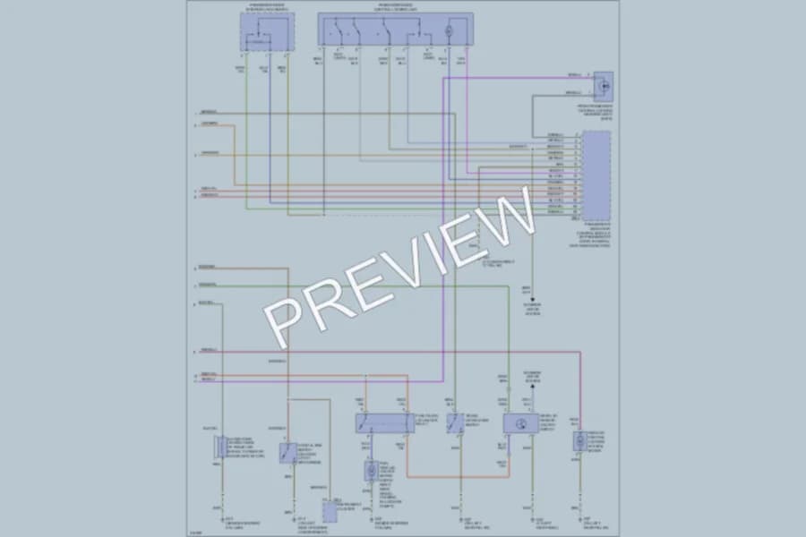2004 Volkswagen NewBeetle Anti Theft wiring diagram preview