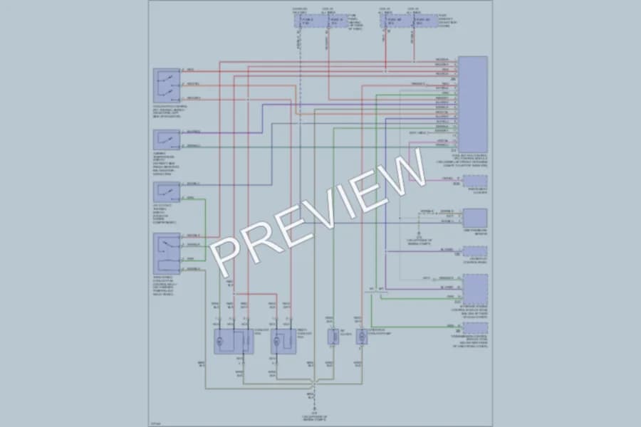 2004 Volkswagen NewBeetle Cooling Fan wiring diagram preview