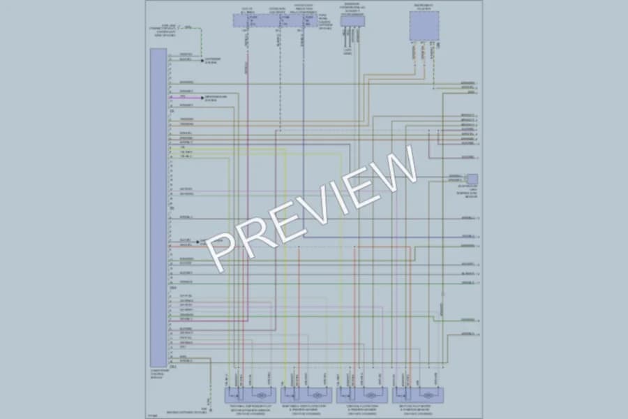 2004 Volkswagen Passat Air Conditioning wiring diagram preview