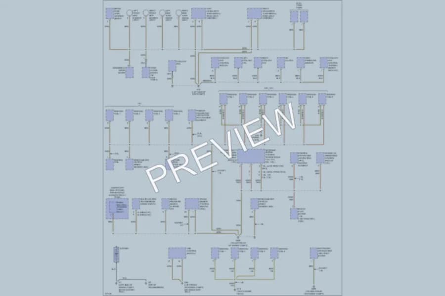 2004 Volkswagen R32 Ground Distribution wiring diagram preview