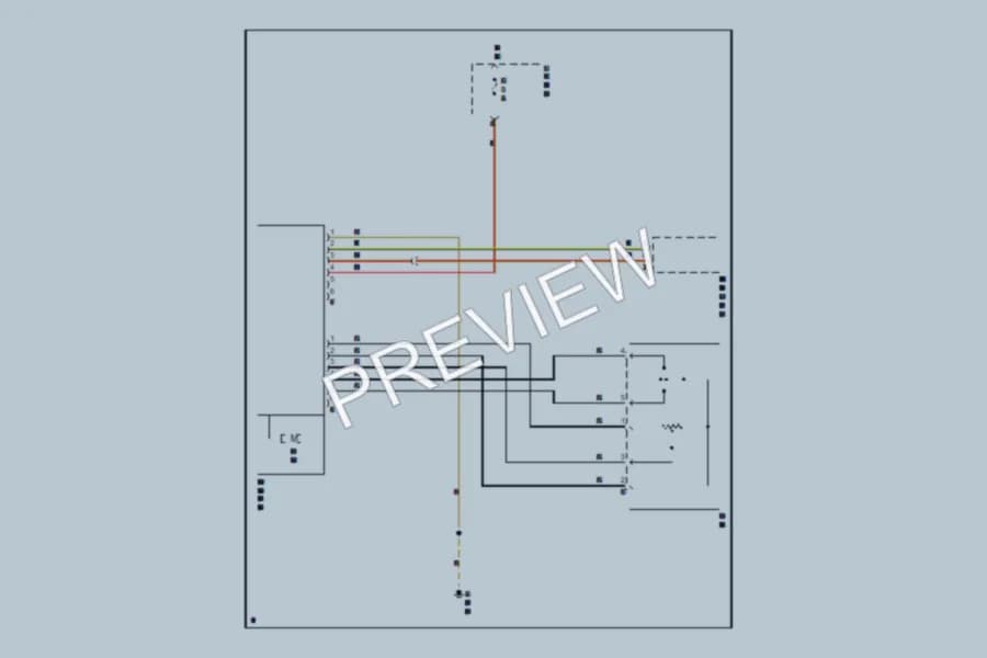 2004 Volkswagen R32 Power Top Sunroof wiring diagram preview