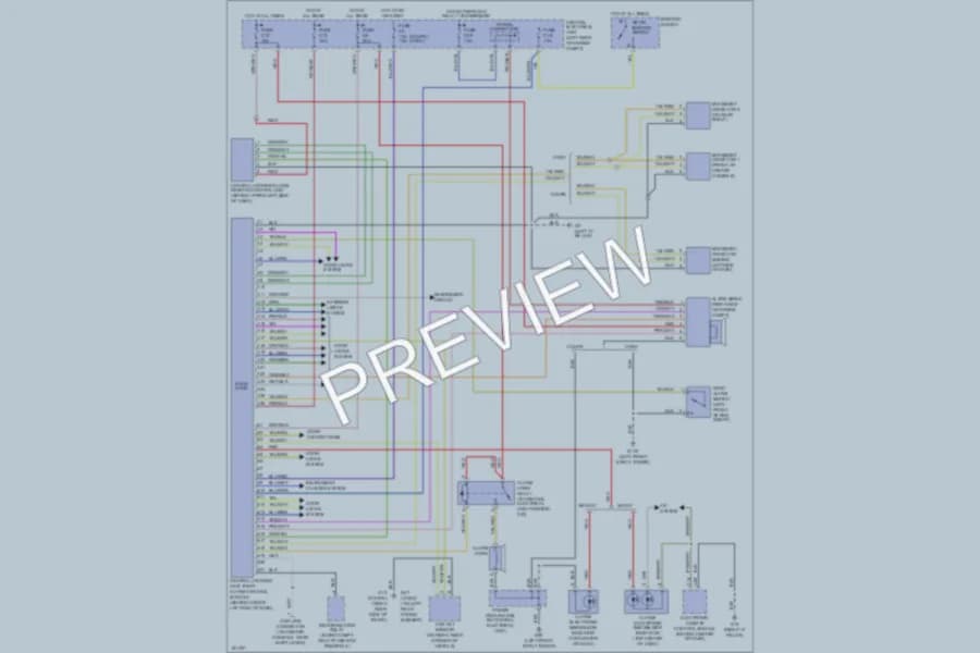 2004 Volvo C70 Anti Theft wiring diagram preview