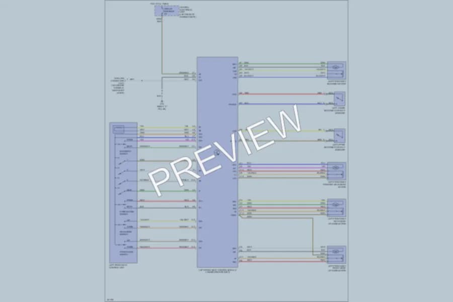 2004 Volvo C70 Memory Systems wiring diagram preview