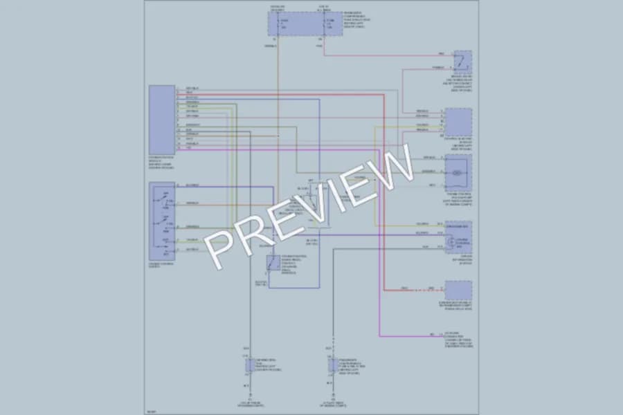 2004 Volvo S40 Cruise Control wiring diagram preview