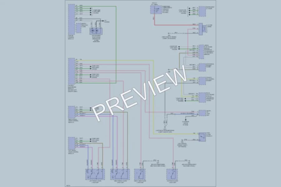 2004 Volvo S60 Anti Theft wiring diagram preview