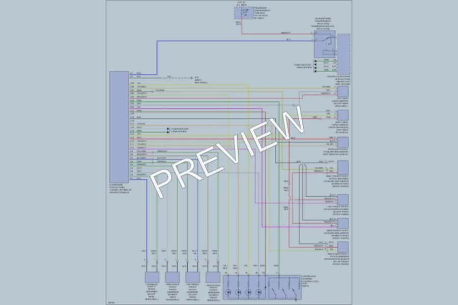 2004 Volvo S60 Electronic Suspension wiring diagram preview