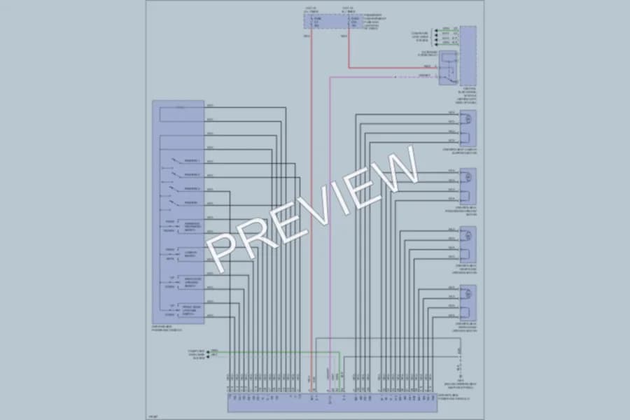 2004 Volvo S60 Memory Systems wiring diagram preview