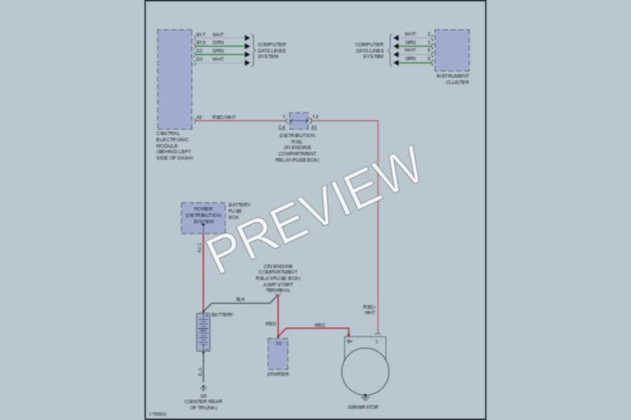 2004 Volvo S60 Starting Charging wiring diagram preview