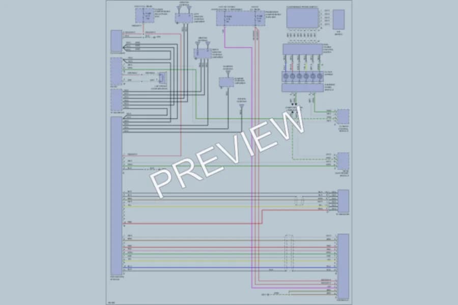2004 Volvo S80 Navigation wiring diagram preview