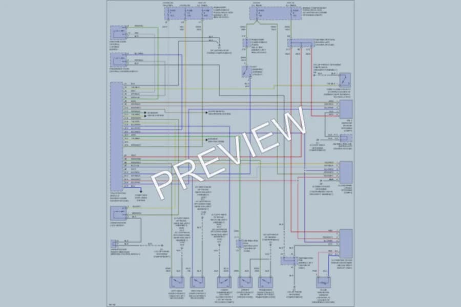 2004 Volvo V40 Anti Theft wiring diagram preview