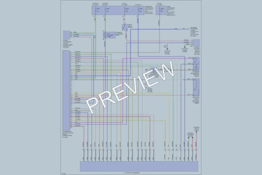 2004 Volvo V40 Transmission wiring diagram preview