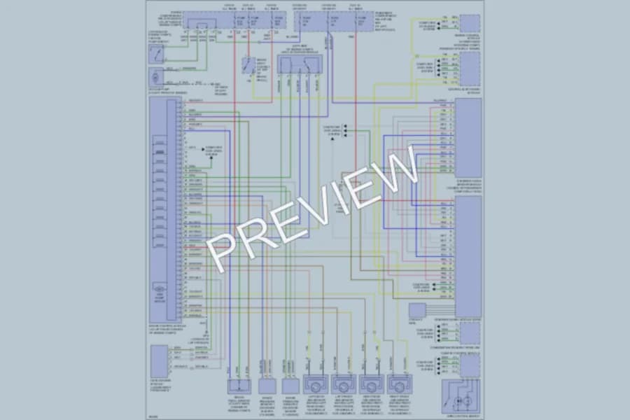 2004 Volvo XC90 Anti Lock Brakes wiring diagram preview