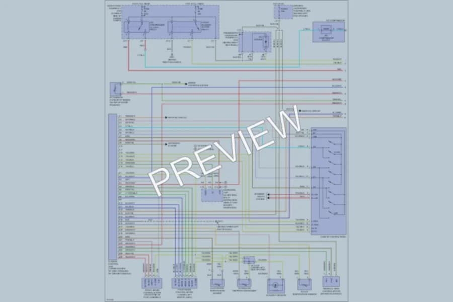 2005 Acura MDX Air Conditioning wiring diagram preview
