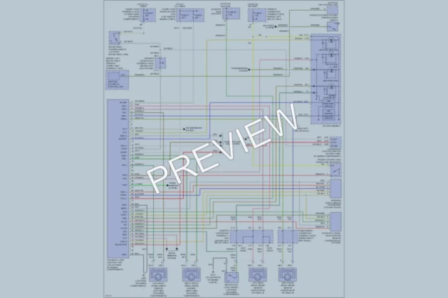 2005 Acura MDX Anti Lock Brakes wiring diagram preview