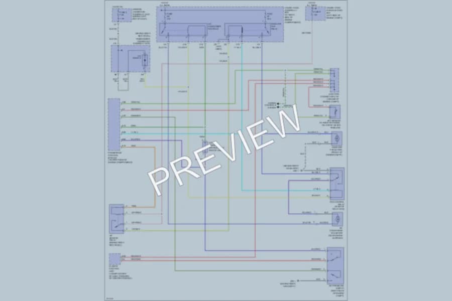 2005 Acura MDX Cooling Fan wiring diagram preview