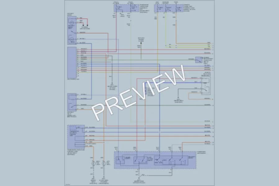 2005 Acura MDX Headlights wiring diagram preview
