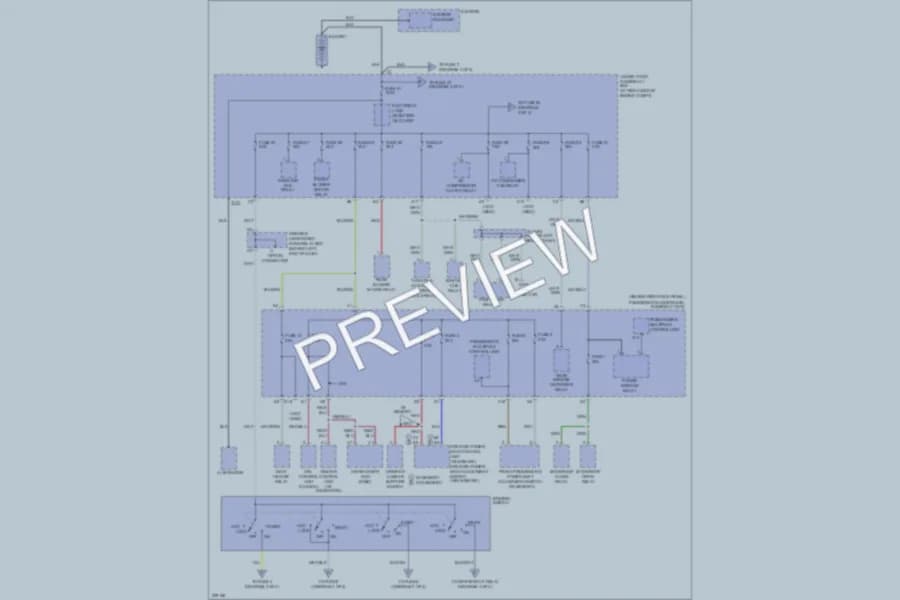 2005 Acura MDX Power Distribution wiring diagram preview