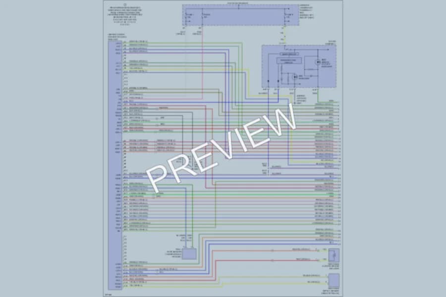 2005 Acura MDX Supplemental Restraints wiring diagram preview