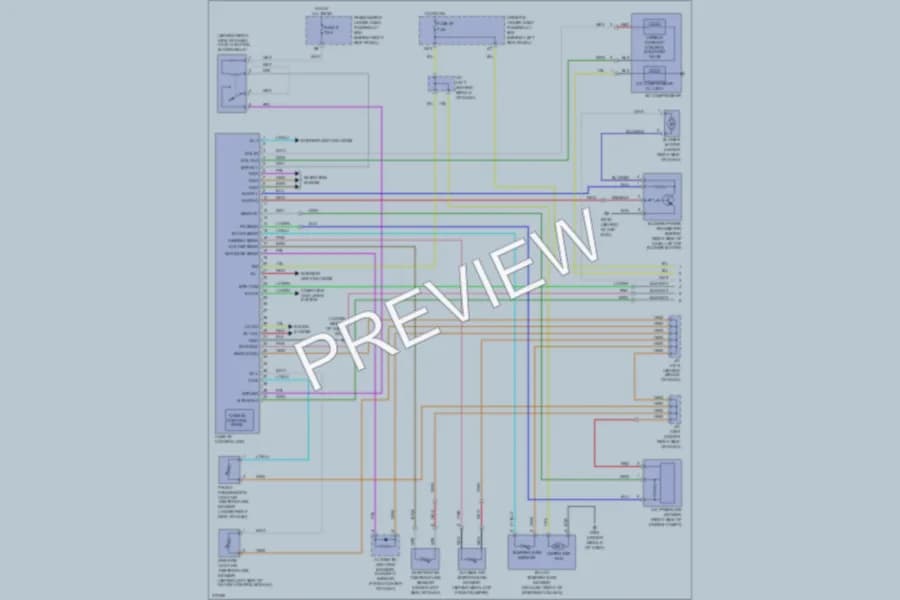 2005 Acura RL Air Conditioning wiring diagram preview
