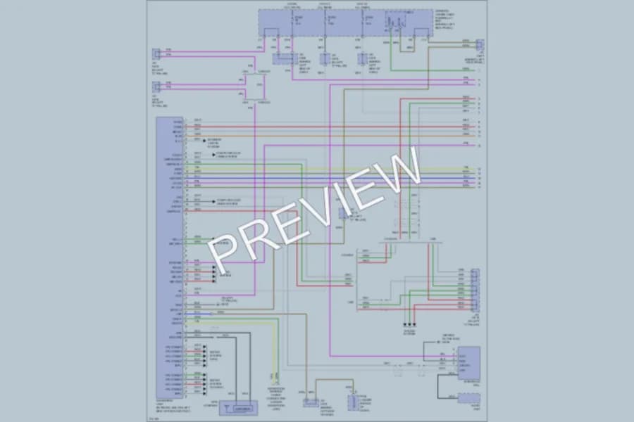 2005 Acura RL Navigation wiring diagram preview