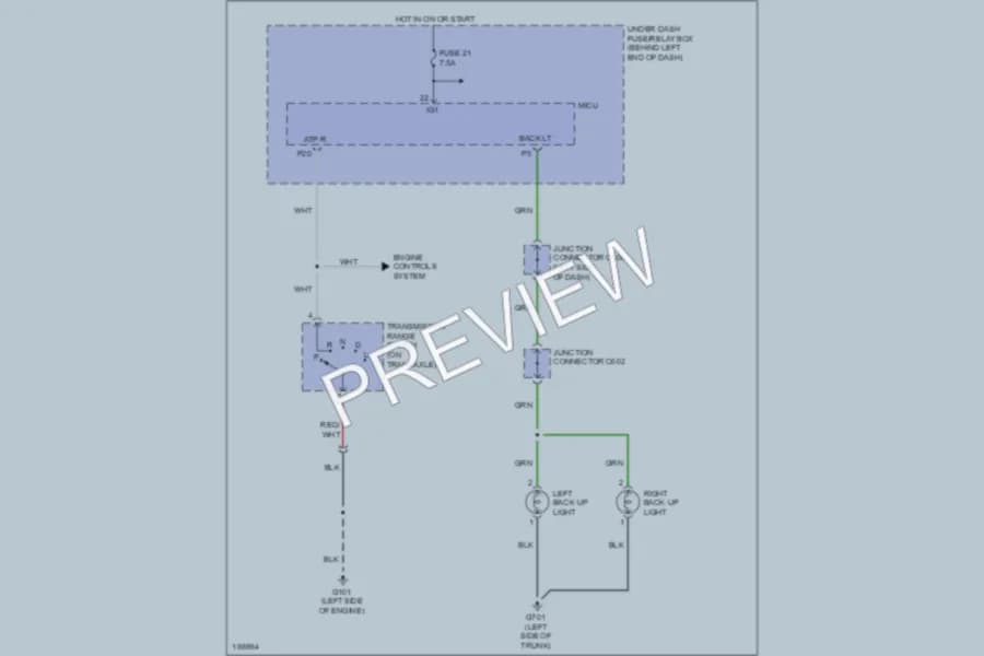 2005 Acura TL Exterior Lights wiring diagram preview